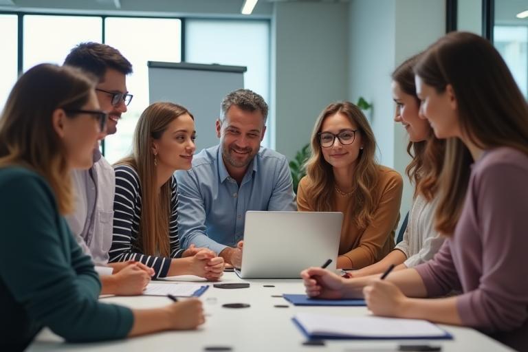 Musim Analytics team collaborating in a meeting room